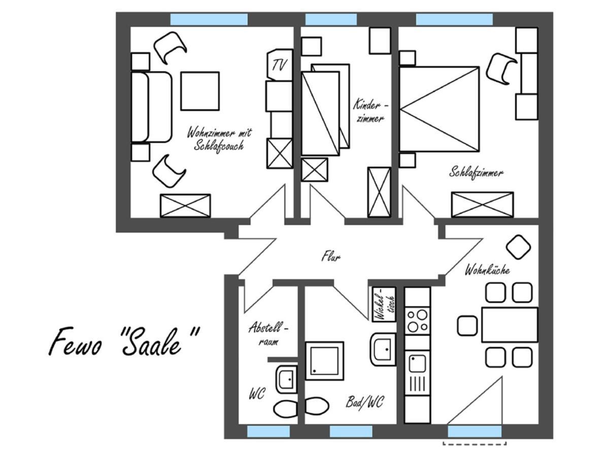 Feriengut Dietzsch Apartment Poritzsch Room photo
